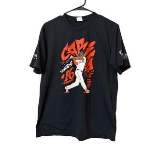 MLB Caymus Vineyards Jose Devers Giants T-Shirt Mens Medium Black #16